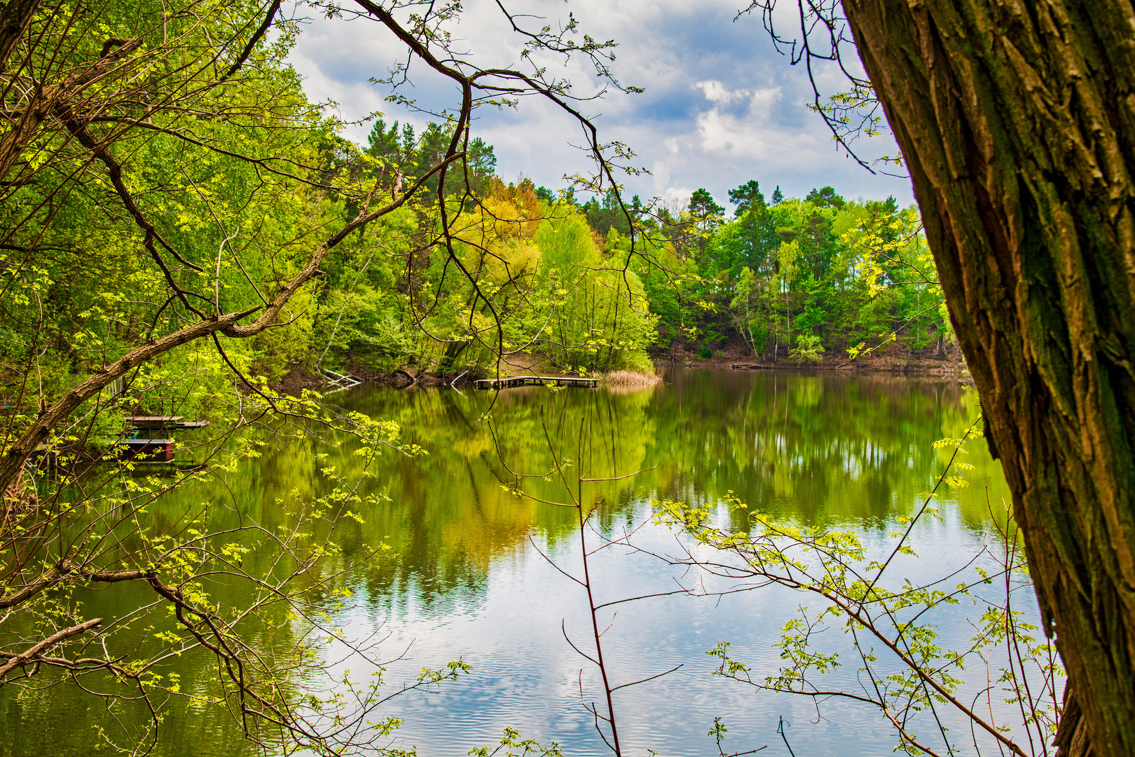 Blauer See bei Streganz