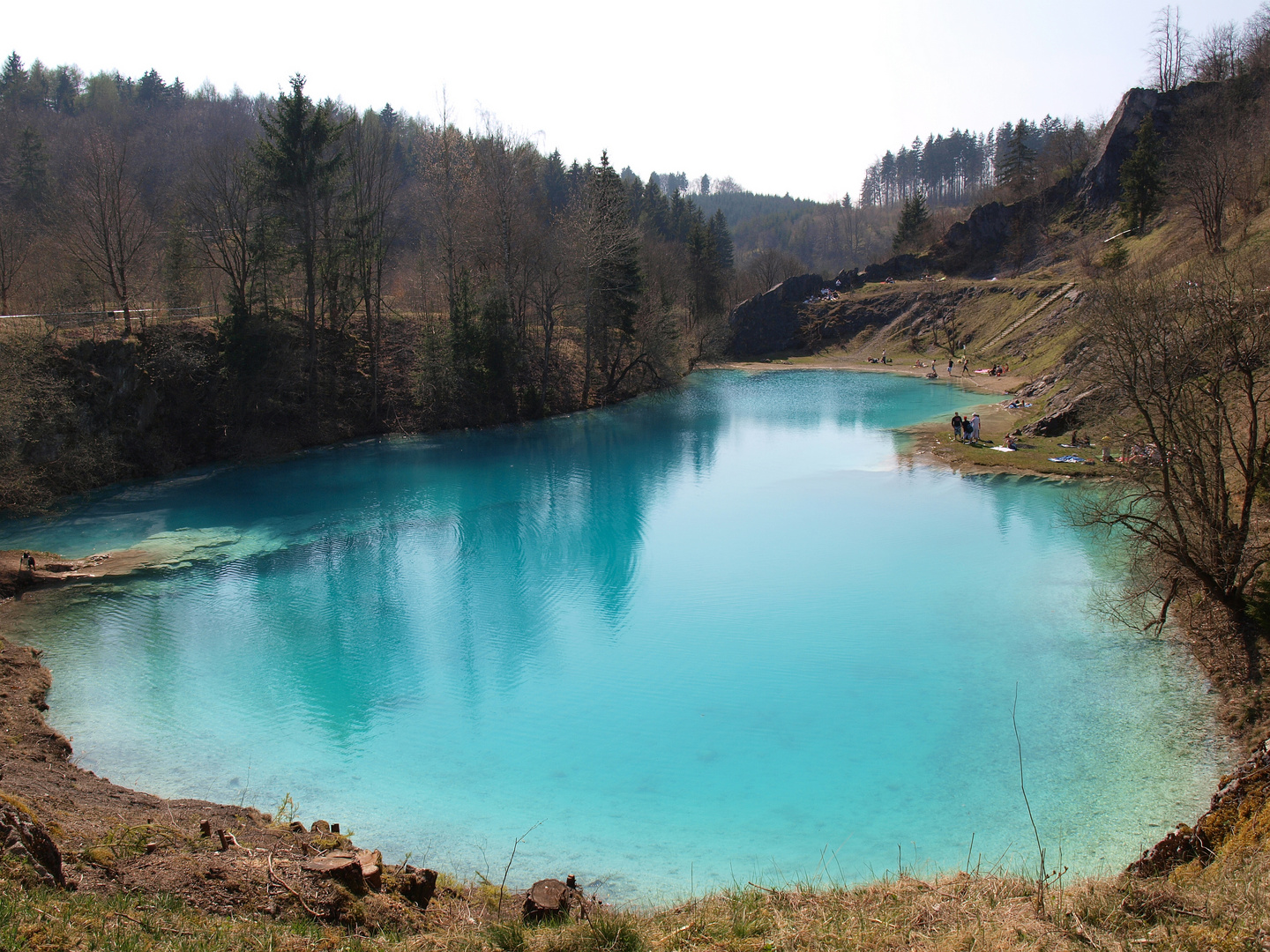 blauer See im Harz