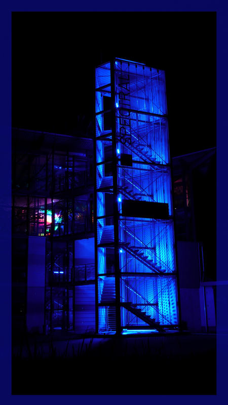 Blauer Turm (Spectral) in Freiburg / Haid.