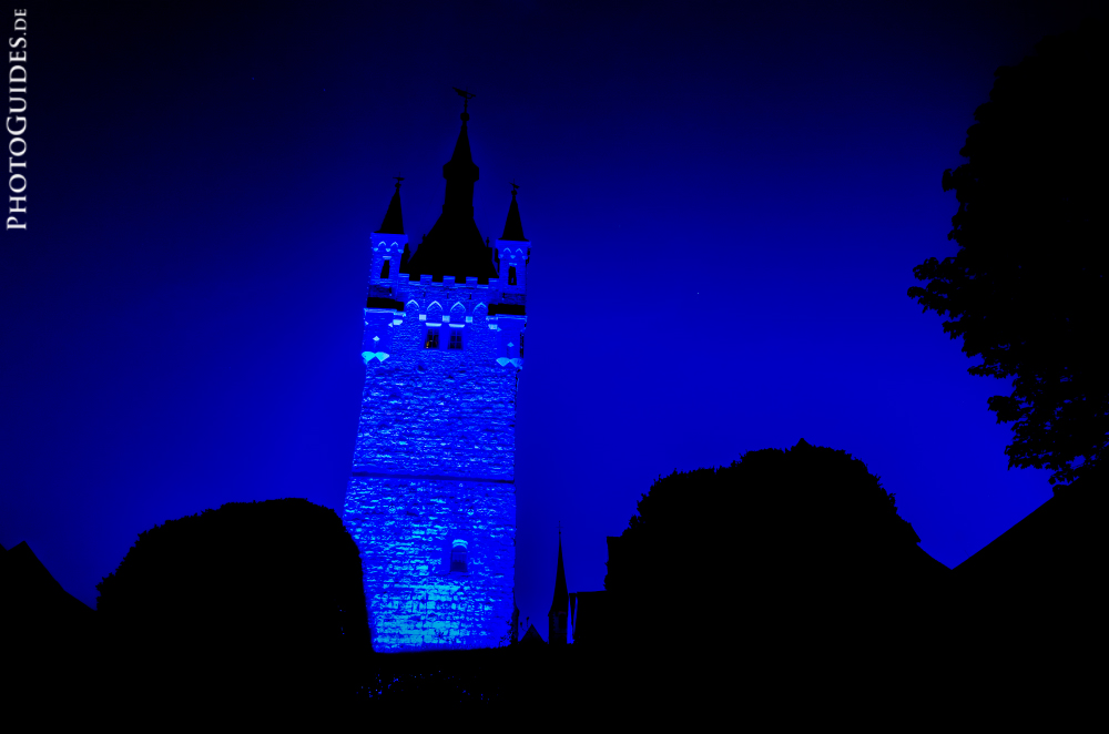 * * * Blauer Turm Zur Blauen Stunde * * *