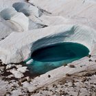 Blaues Auge im Gornergletscher