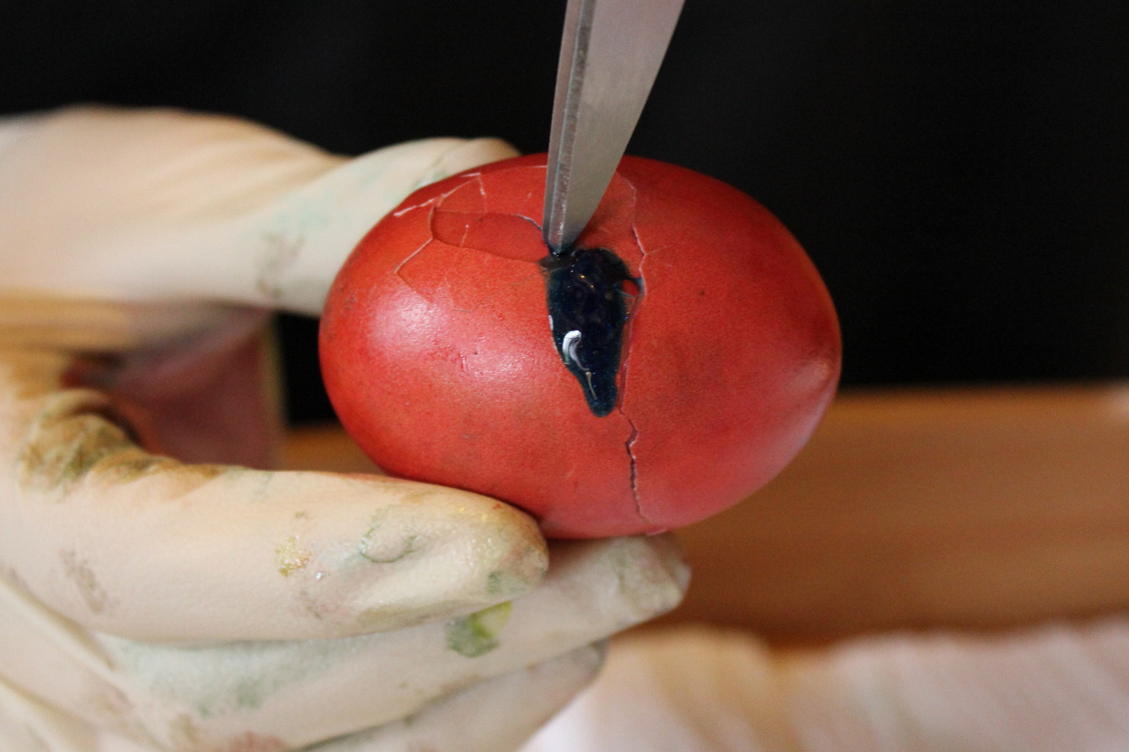 Blaues Blut der Güteklasse A, von glücklichen Hühnern - Frohe Ostern