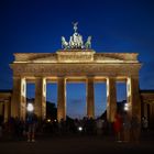 Blaues Brandenburger Tor