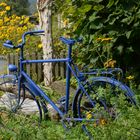 Blaues Fahrrad