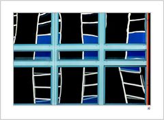 Blaues Fenster