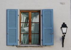 Blaues Fenster