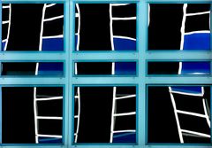 Blaues Fenster 