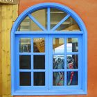 Blaues Fenster