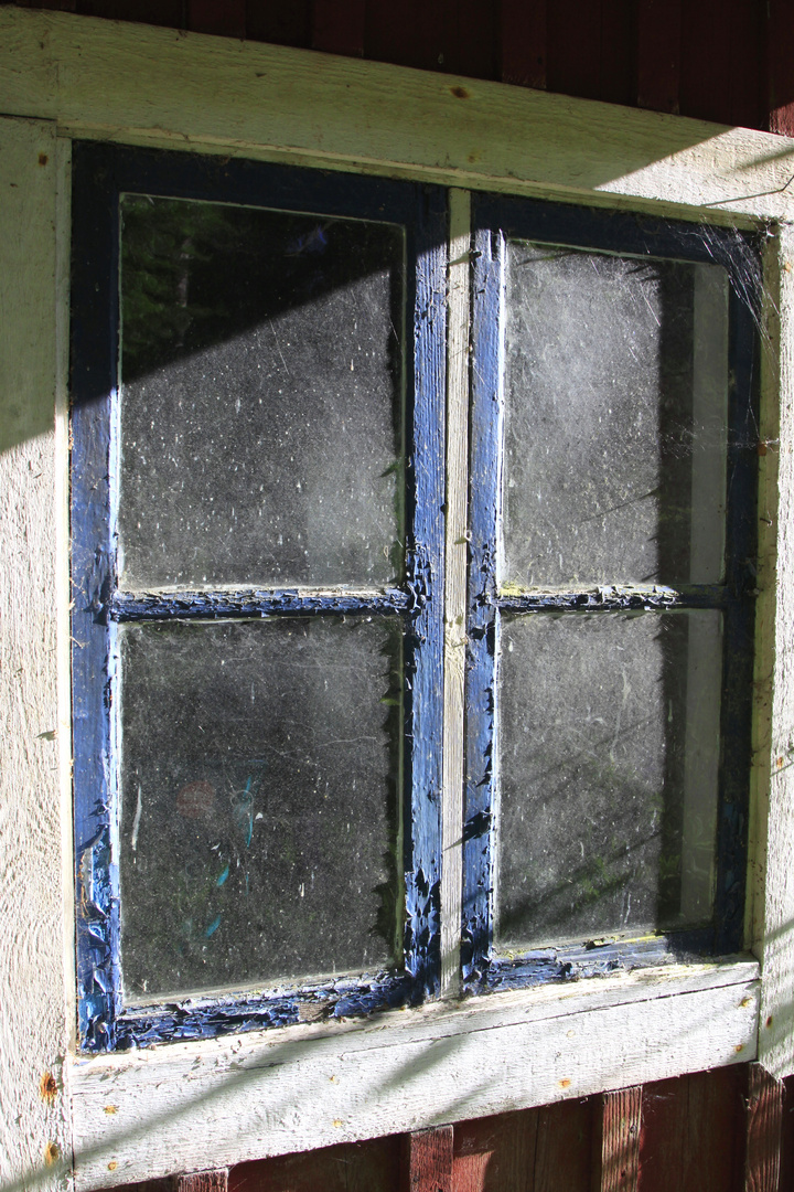 blaues fenster