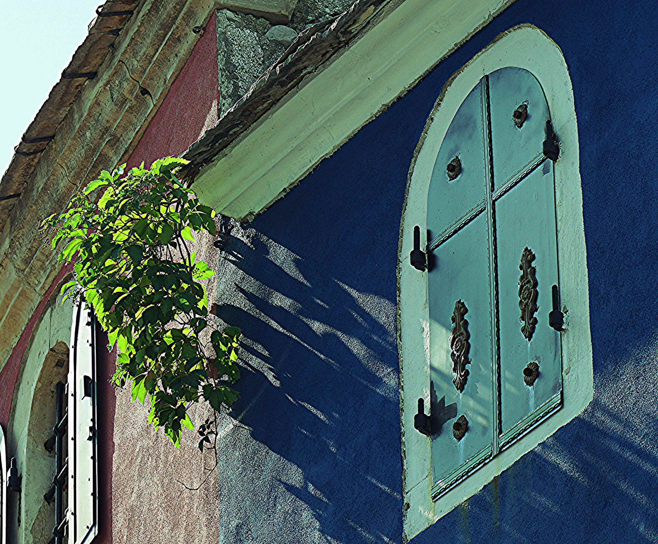 Blaues Fenster