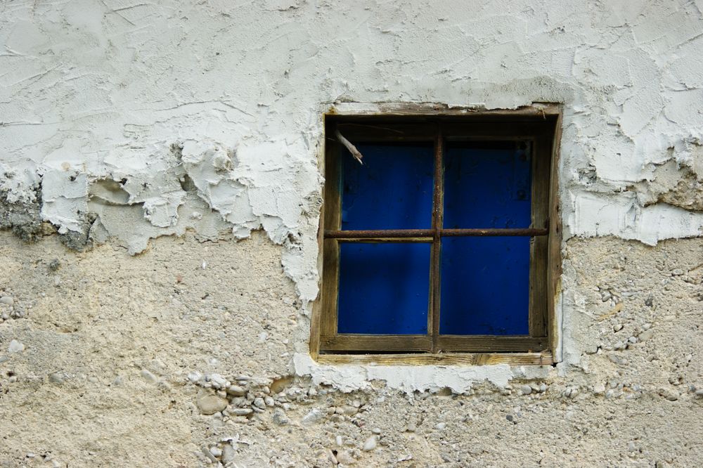 Blaues Fenster