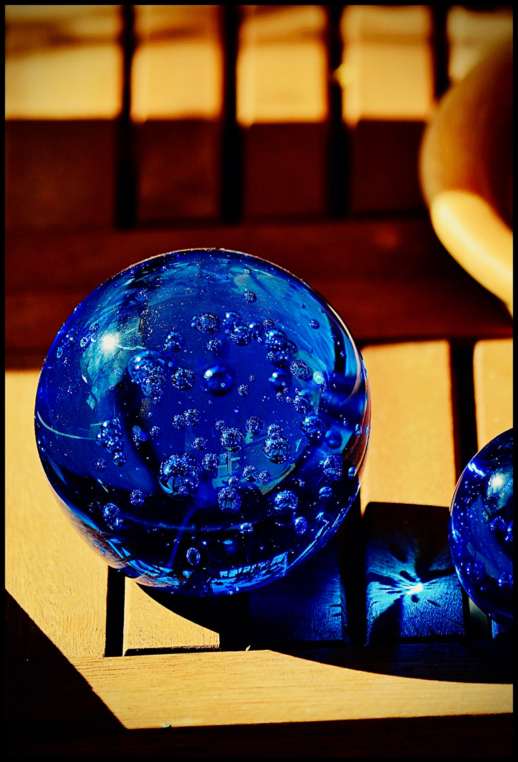 blaues Glas 