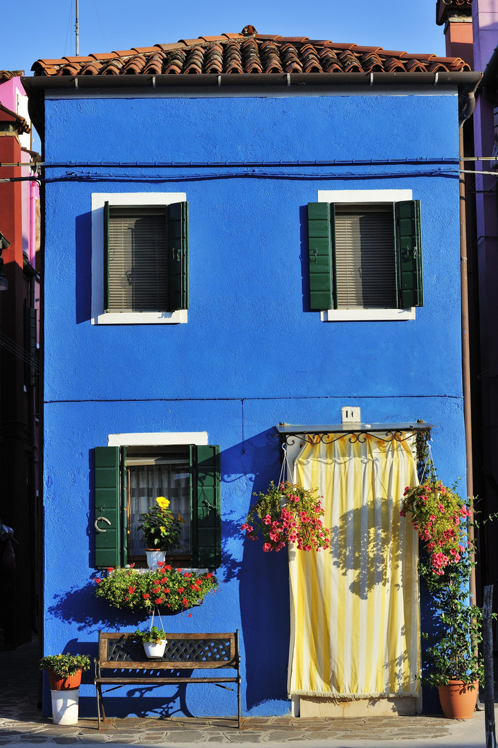 Blaues Häuschen auf Burano