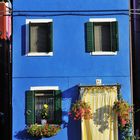 Blaues Häuschen auf Burano