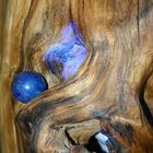 blaues Holz