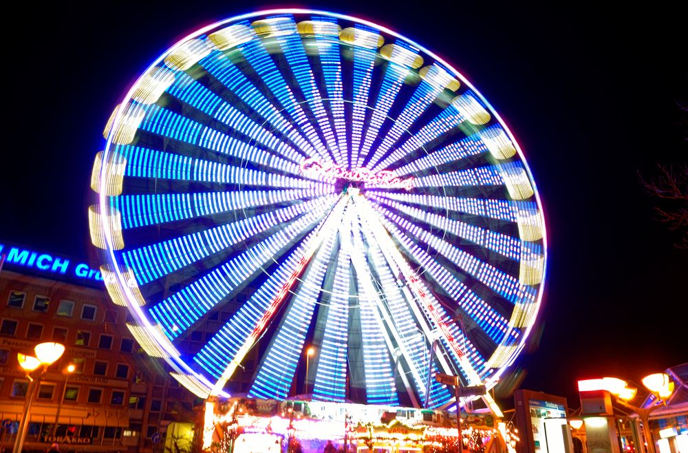 Blaues Riesenrad