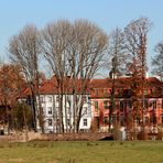 Blaues und rotes Schloss