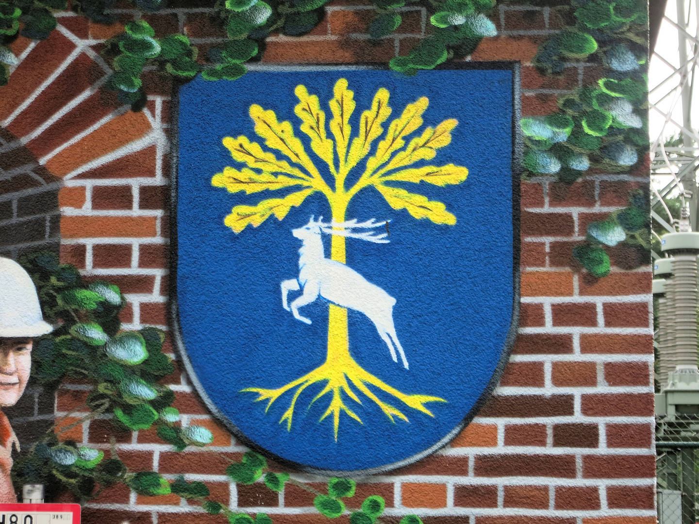 Blaues Wappen