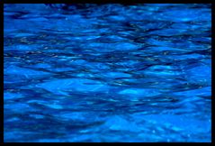 Blaues Wasser  bei 47°