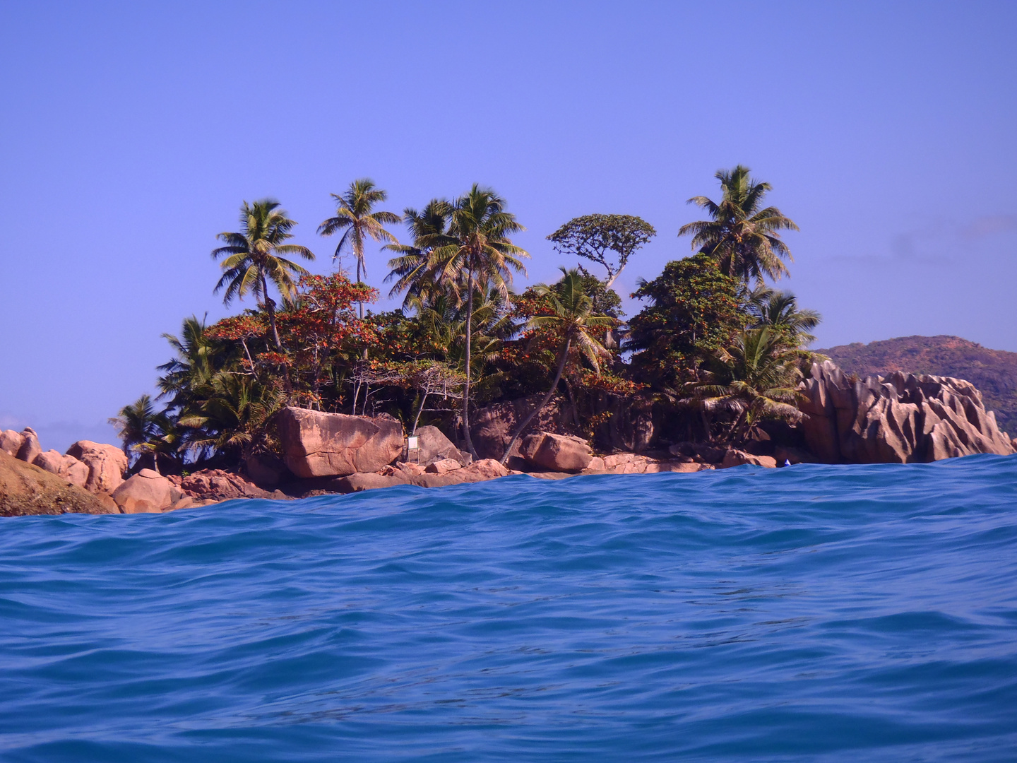 blaues wasser seychellen