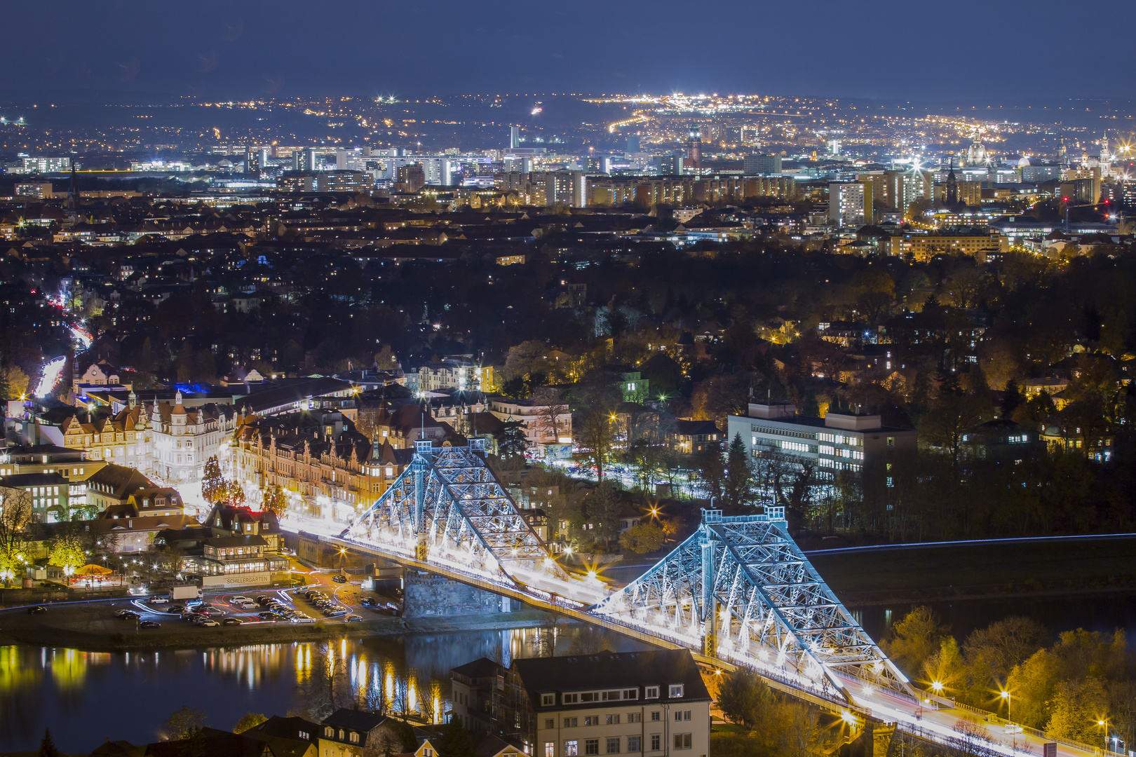 Blaues Wunder Dresden Foto & Bild architektur, deutschland, europe