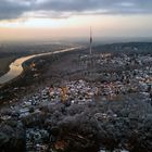 Blaues Wunder im Winter