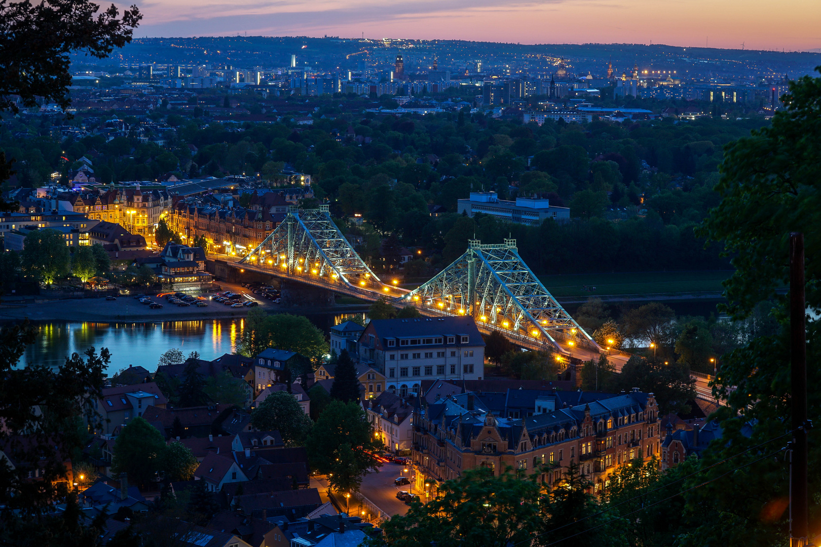 Blaues Wunder in Dresden