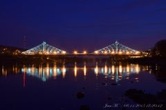 Blaues Wunder - Loschwitzer Brücke in Dresden - 08.11.2015 17:20:42