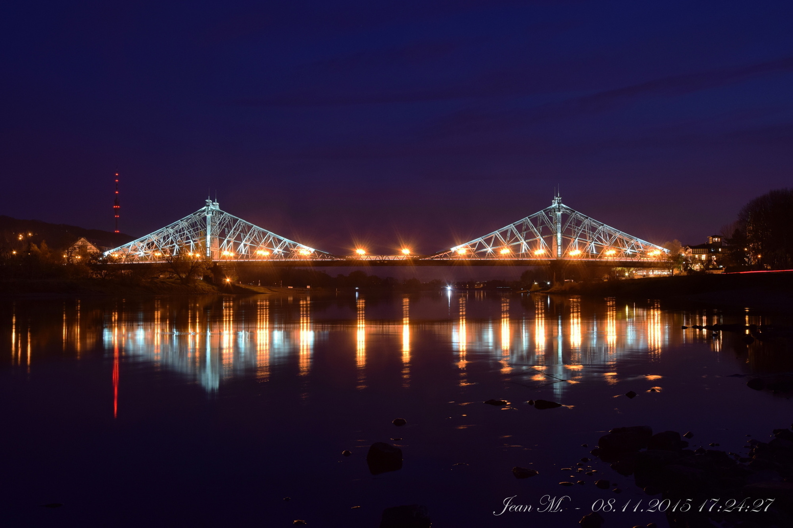 Blaues Wunder - Loschwitzer Brücke in Dresden - 08.11.2015 17:24:27