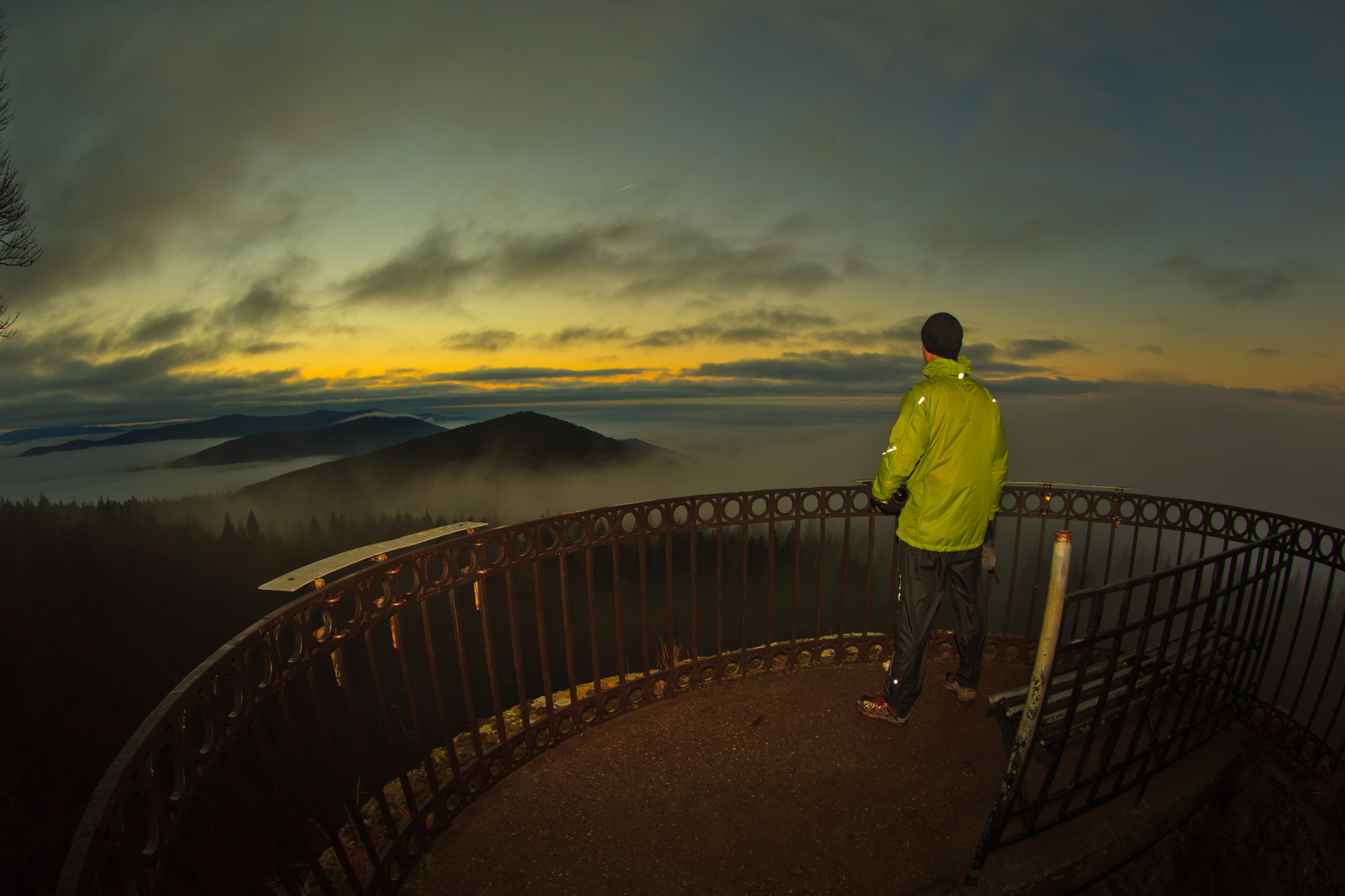 Blauestunde am Hirschenstein