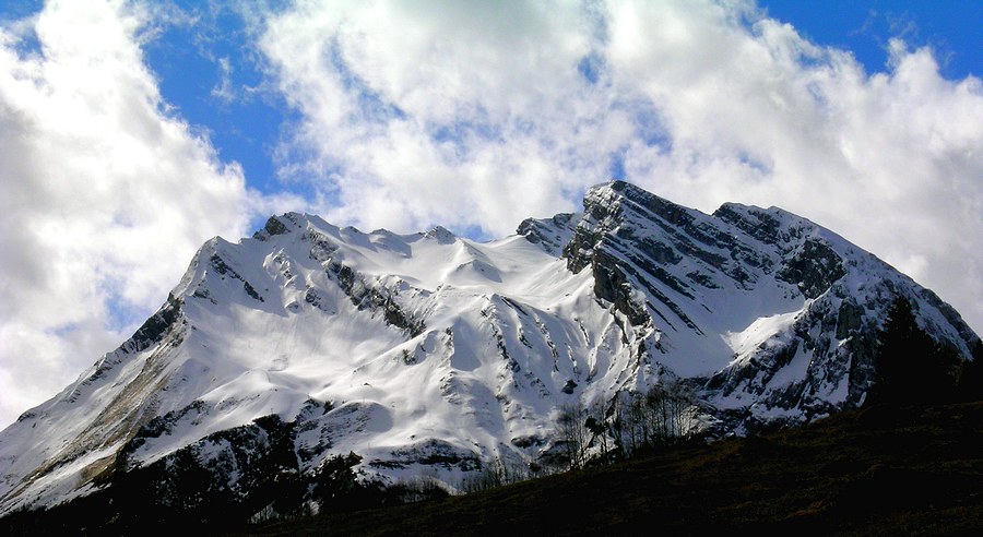 Blauhimmel über dem Fluebrig