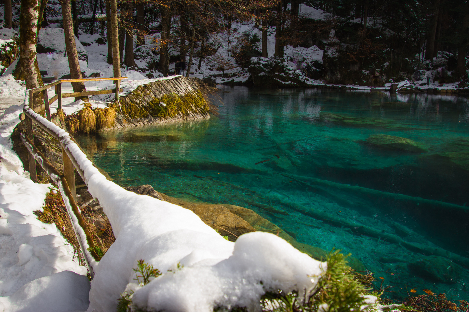 Blausee im Winter