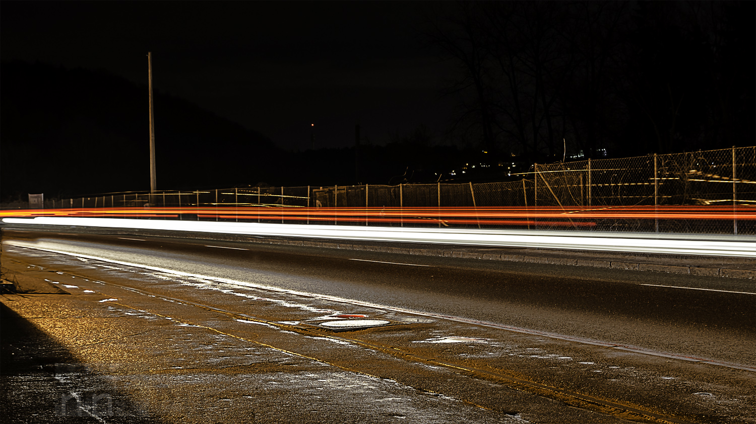 Blaustein bei Nacht