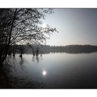 Blausteinsee mit Sonne