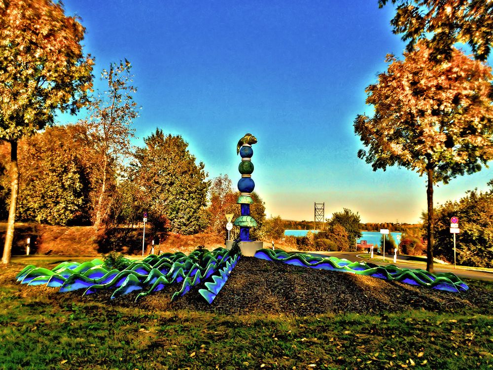 Blausteinseeskulptur