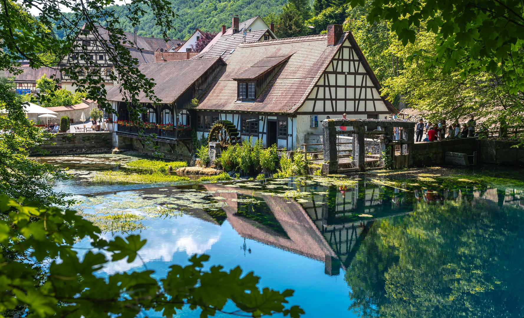 Blautopf Blaubeuren in Baden-Württemberg