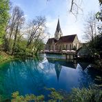 Blautopf im Frühling