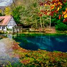 Blautopf im Herbst 