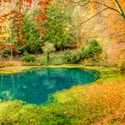 Blautopf im Herbst