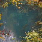 Blautopf im Oktoberregen