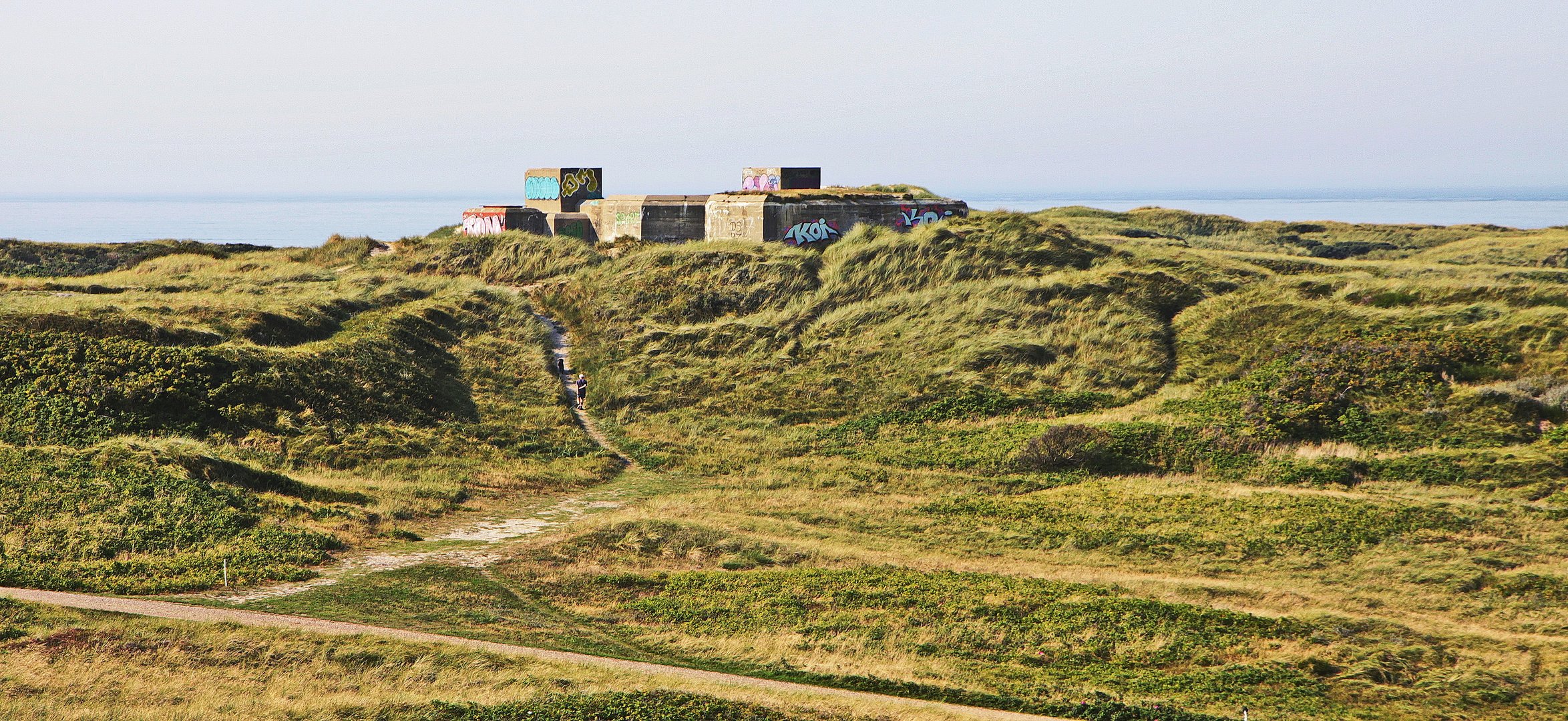 Blavand - Blåvand - Dünenlandschaft - Bunker