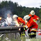 "Blechschneider" - Feuerwehr im Einsatz auf der Autobahn