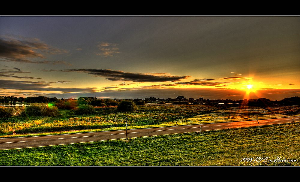 Bleckeder Sonnenuntergang