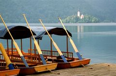 Bled am See Boote