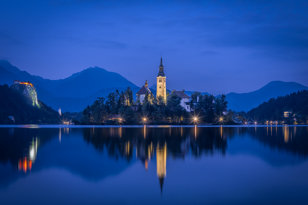 Bled at night