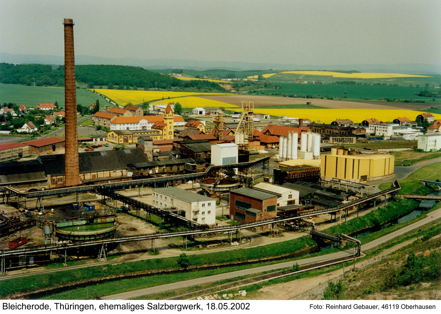 Bleicherode, Thüringen, ehemaliges Salzbergwerk, Untertage-Mülldeponie, 2002