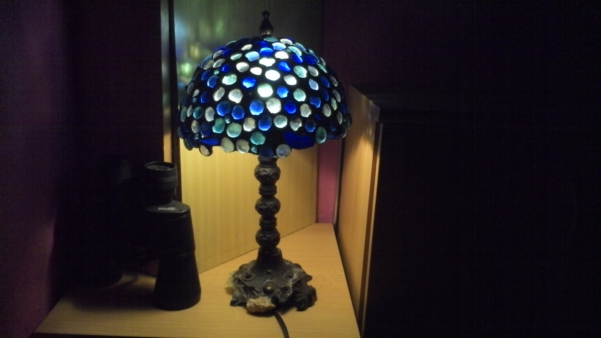 Bleiglas Lampe