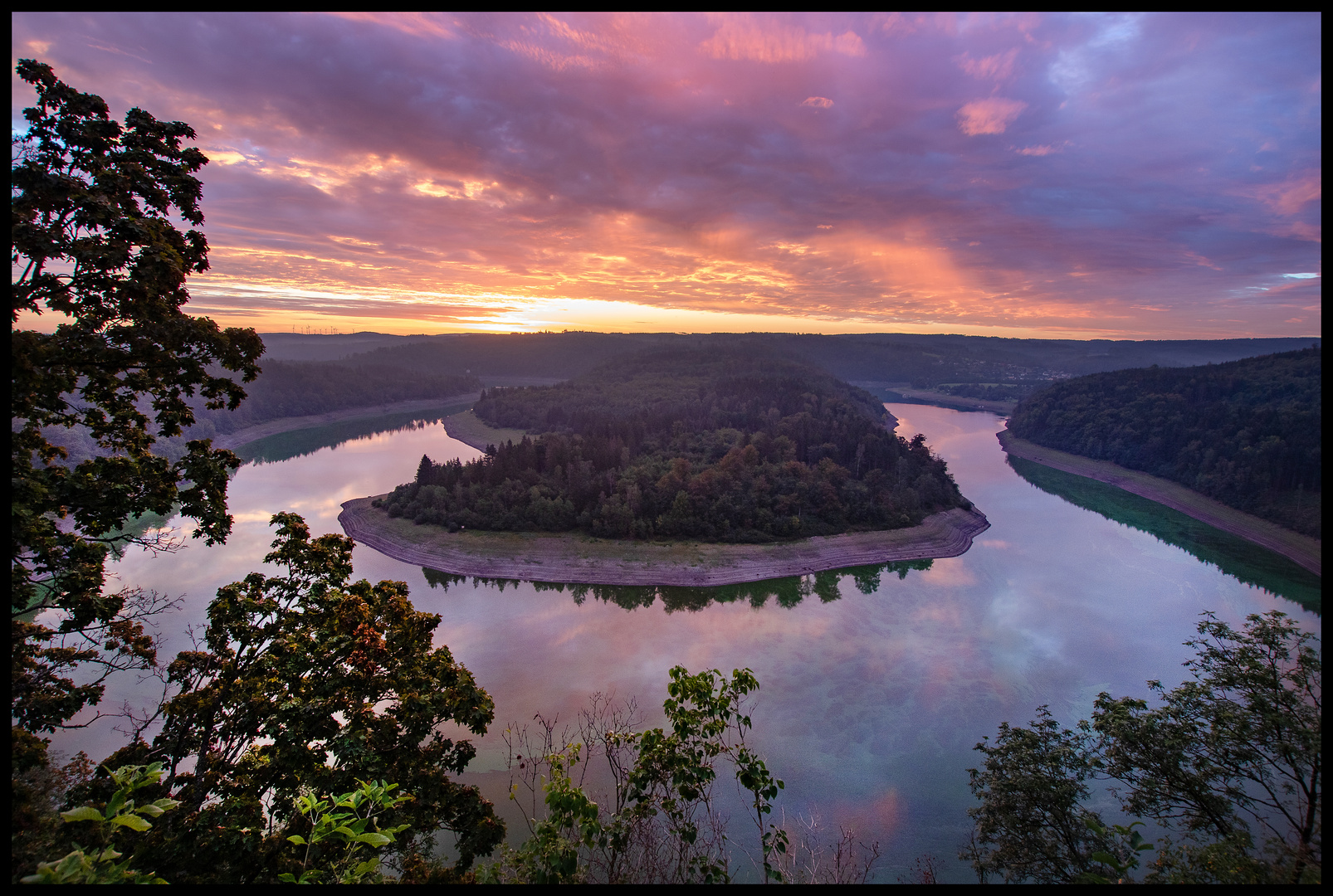 " Bleilochtalsperre in Thüringen "