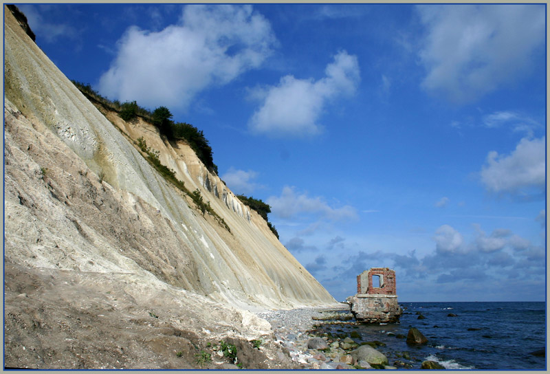 Blendend weiße Kreidefelsen