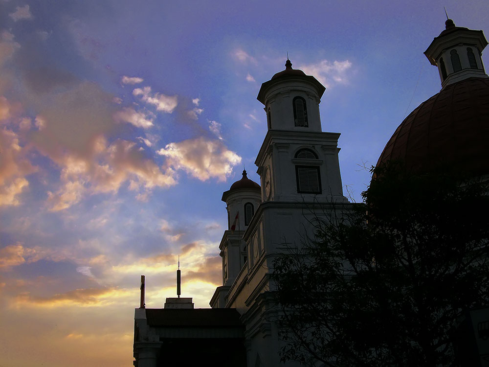 BLENDUK Church Sunset